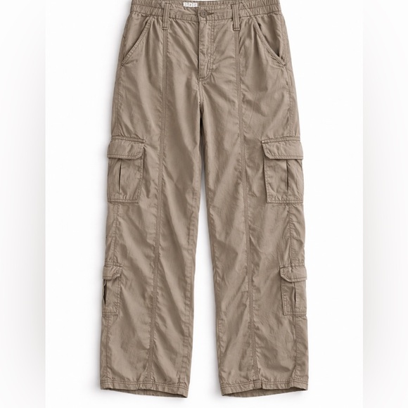 BDG Pants - BDG Urban Outfitters Y2K Cargo Pants Tan‎ Cotton Utility Size L
